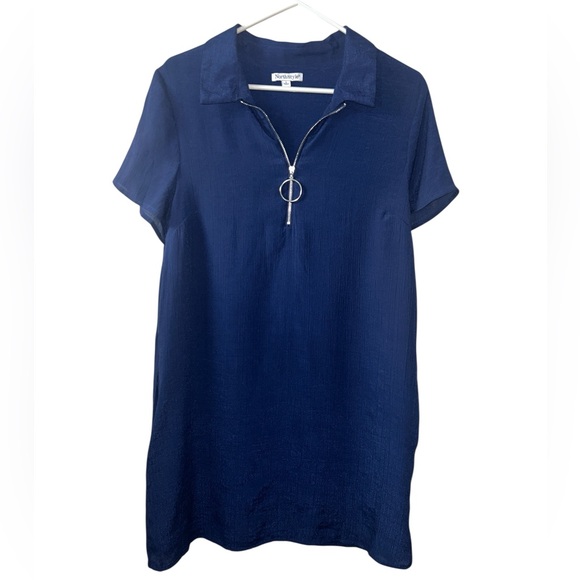 NorthStyle Dresses & Skirts - NorthStyle Shift Dress Vacation Lightweight Flowy Navy Blue Women’s Large